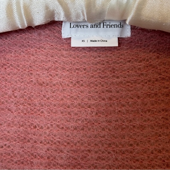 Lovers and friends Davenport Cardigan in Heather Pink - Picture 5 of 11